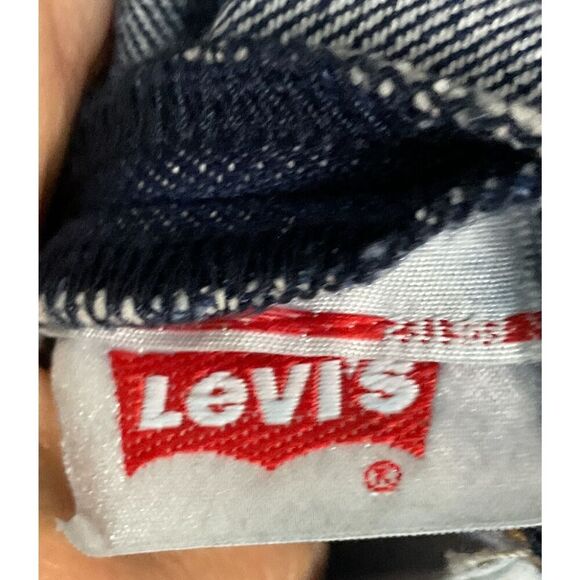 Levis 501 Jean Men 36x32 Blue Denim Pant Button Fly Outdoors Preppy Dark Wash N2 - Picture 11 of 11